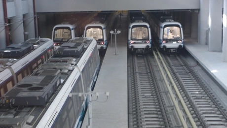 Συρμοί του μετρό στη Θεσσαλονίκη