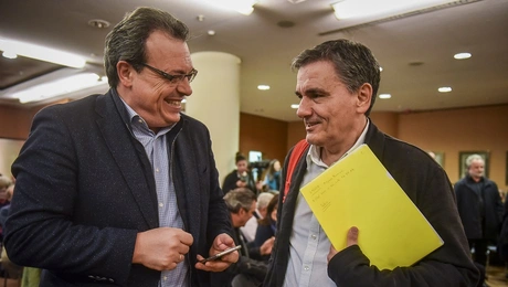 Ο Σωκράτης Φάμελλος και ο Ευκλείδης Τσακαλώτος