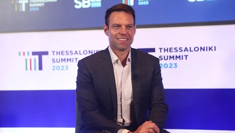 Ο Στέφανος Κασσελάκης στο Thessaloniki Summit