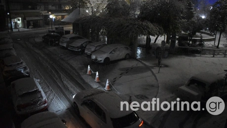 Χιόνισε στη Φλώρινα