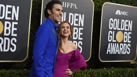 Η Isla Fisher με τον σύζυγό της, Sacha Baron Cohen