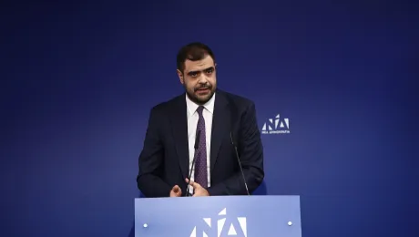 Ο κυβερνητικός εκπρόσωπος, Παύλος Μαρινάκης