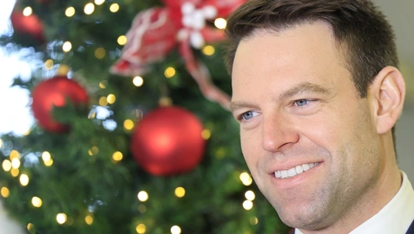 Ο Στέφανος Κασσελάκης στα γραφεία του ΣΥΡΙΖΑ