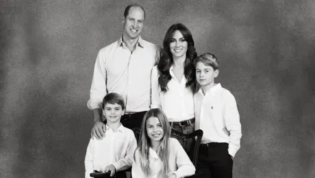 Πρίγκιπας Ουίλιαμ με την Κέιτ και τα παιδιά τους