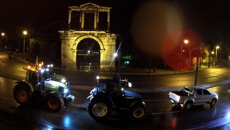 Αγρότες στην Αθήνα