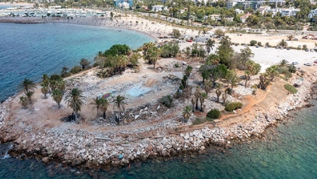 Ο χώρος μετά την κατεδάφιση