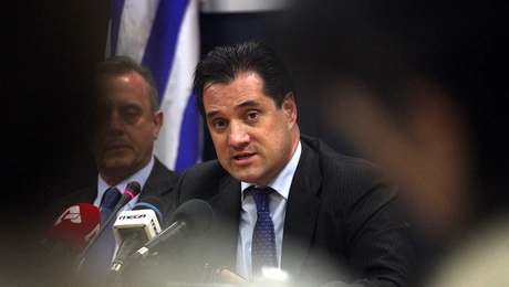 Ο Άδωνις Γεωργιάδης στο υπουργείο Υγείας