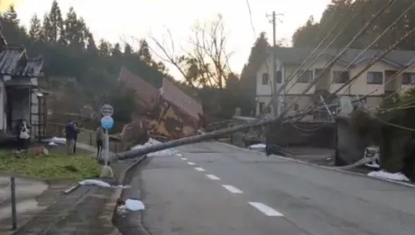Ζημιές στην Ιαπωνία μετά τους ισχυρούς σεισμούς