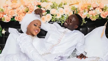 Μανέ και Τάμπα στην γαμήλια φωτογραφία τους