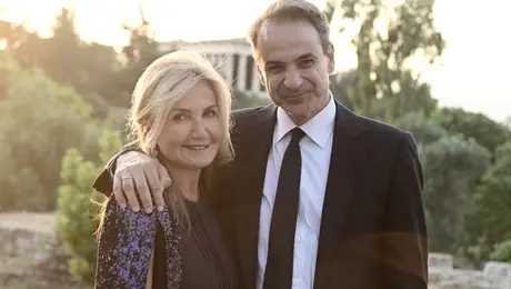 Η Μαρέβα Γκραμπόφσκι και ο Κυριάκος Μητσοτάκης