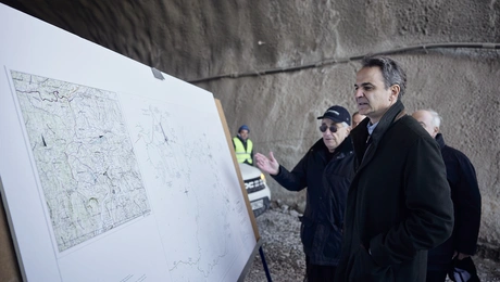 Στο έργο αντλησιοταμίευσης της Αμφιλοχίας ο Κυριάκος Μητσοτάκης