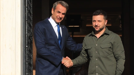 Κυριάκος Μητσοτάκης - Βολοντίμιρ Ζελένσκι