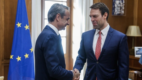 Κυριάκος Μητσοτάκης και Στέφανος Κασσελάκης