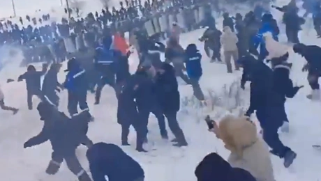 Επεισόδια σε διαδήλωση στη Ρωσία