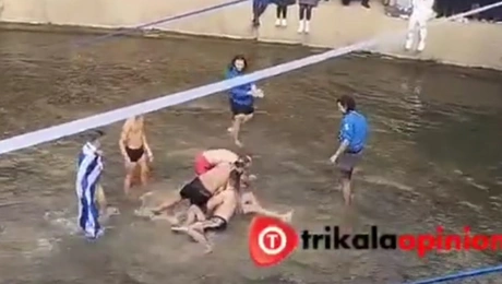 Τρίκαλα: Πιάστηκαν στα χέρια για τον Σταυρό 