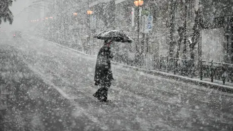 Χιονόπτωση στην Αττική