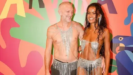 Ο Vincent Cassel και η Narah Baptista