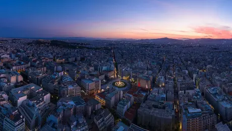 Πανοραμική άποψη της Ομόνοιας