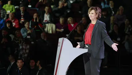 Η Όλγα Γεροβασίλη στο Συνέδριο του ΣΥΡΙΖΑ