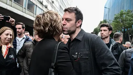 Ο Στέφανος Κασσελάκης και η Όλγα Γεροβασίλη