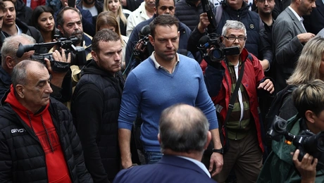 Συμμετοχή του Στέφανου Κασσελάκη σε πορεία διαμαρτυρίας