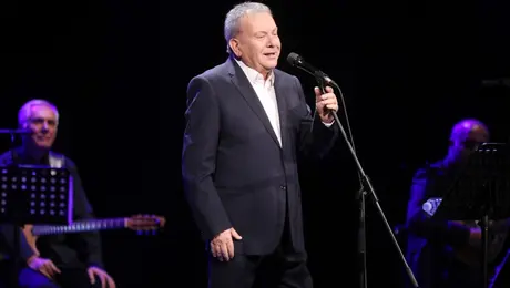 Ο Μανώλης Μητσιάς σε συναυλία του