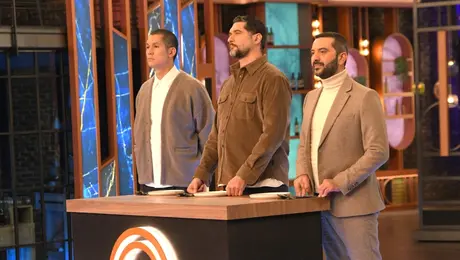 MasterChef: Σωτήρης Κοντιζάς, Πάνος Ιωαννίδης, Λεωνίδας Κουτσόπουλος