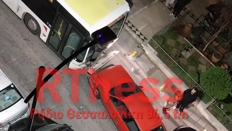 Τροχαίο με λεωφορείο στη Θεσσαλονίκη