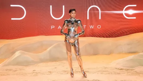 Η Ζεντάγια στην πρεμιέρα της ταινίας «Dune: Part Two» στο Λονδίνο