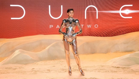 Η Ζεντάγια στην πρεμιέρα της ταινίας «Dune: Part Two» στο Λονδίνο