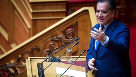 Ο Άδωνις Γεωργιάδης στη Βουλή