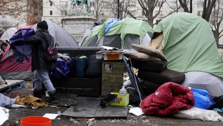 Σκηνές άστεγων στις ΗΠΑ