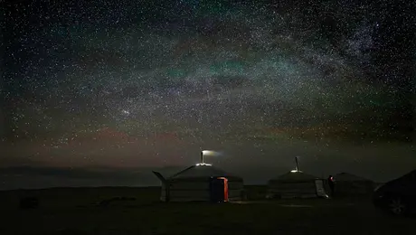 Νυχτερινός ουρανός με αστέρια