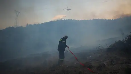 Φωτιά στον Υμηττό