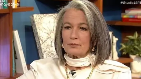 Η Λουκία Παπαδάκη στην εκπομπή «Στούντιο 4»