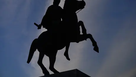 Το άγαλμα του Μεγάλου Αλεξάνδρου