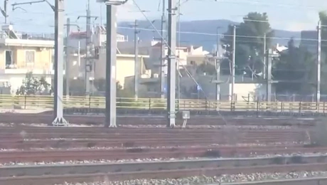 Το σημείο στις Αχαρνές που παραλίγο να συγκρουστούν τα τρένα