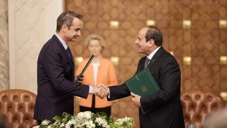 Κυριάκος Μητσοτάκης, Ούρσουλα φον ντερ Λάιεν, Αλ Σίσι