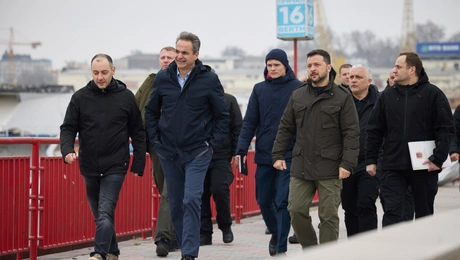 Μητσοτάκης και Ζελένσκι στην Οδησσό