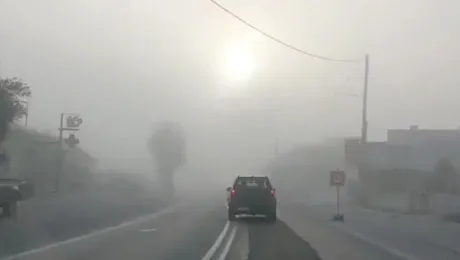 Ομίχλη στα Χανιά της Κρήτης