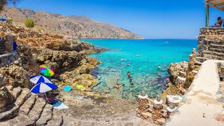 Ομπρός Γιαλός, Κρήτη