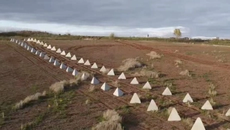 Κατασκευή τείχους στην Ουκρανία με «δόντια δράκου»