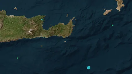 Σεισμός ανοιχτά της Κρήτης