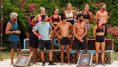 Παίκτες της κόκκινης ομάδας στο Survivor 2024