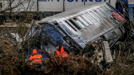 Σύγκρουση τρένων στα Τέμπη