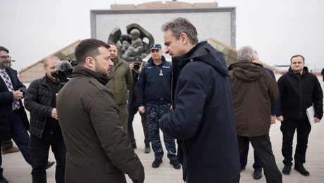 Μητσοτάκης και Ζελένσκι στην Οδησσό