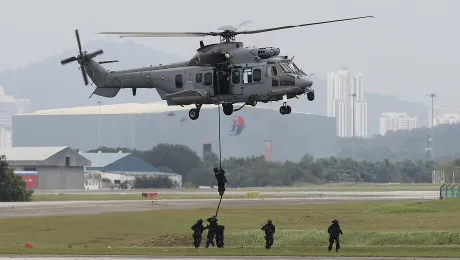 Ελικόπτερο στη Μαλαισία