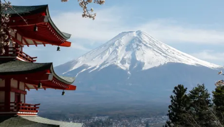 Το όρος Φούτζι στην Ιαπωνία