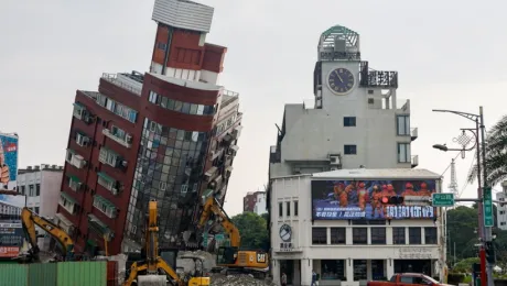 Καταστροφές στην Ταϊβάν μετά τον ισχυρό σεισμό