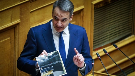 Ο Κυριάκος Μητσοτάκης στη Βουλή